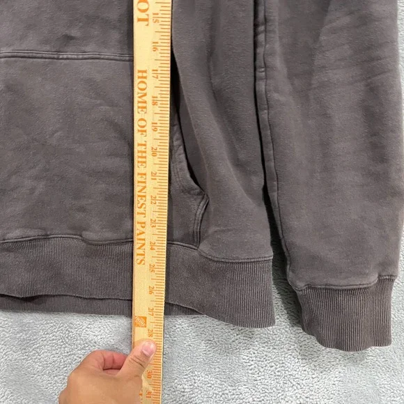 Alpha Clothing Hoodie Mens‎ L Essential Comfort Fleece Gray Pullover